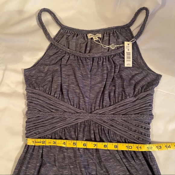 🤍MAX STUDIO💙 Heather Blue Midi Dress - Picture 4 of 7